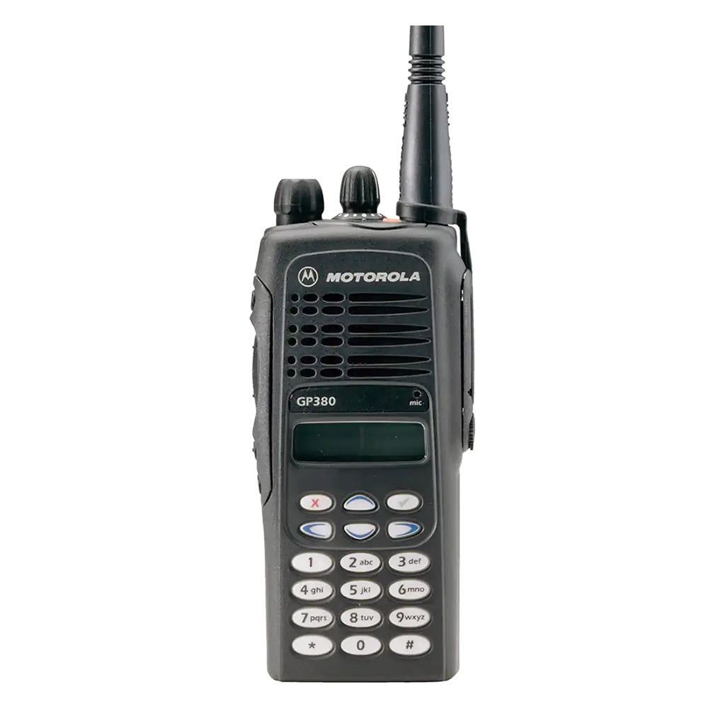Motorola GP380 Professional Two-Way Radio for Business, Security and Industrial Communication Operations