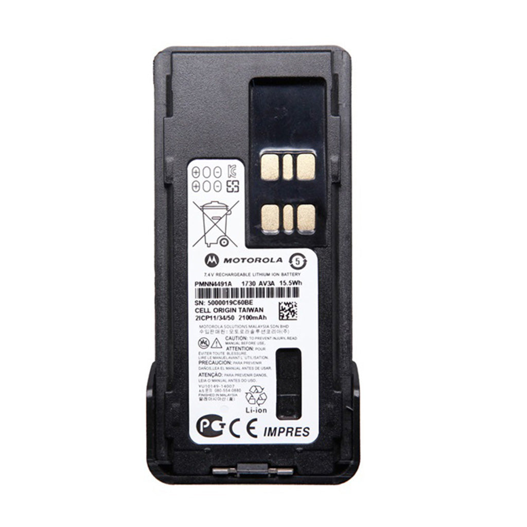 Motorola PMNN4491 Lithium Ion Two Way Radio Battery Direct Factory Supply for APX900 Public Safety Emergency Communication Equipment