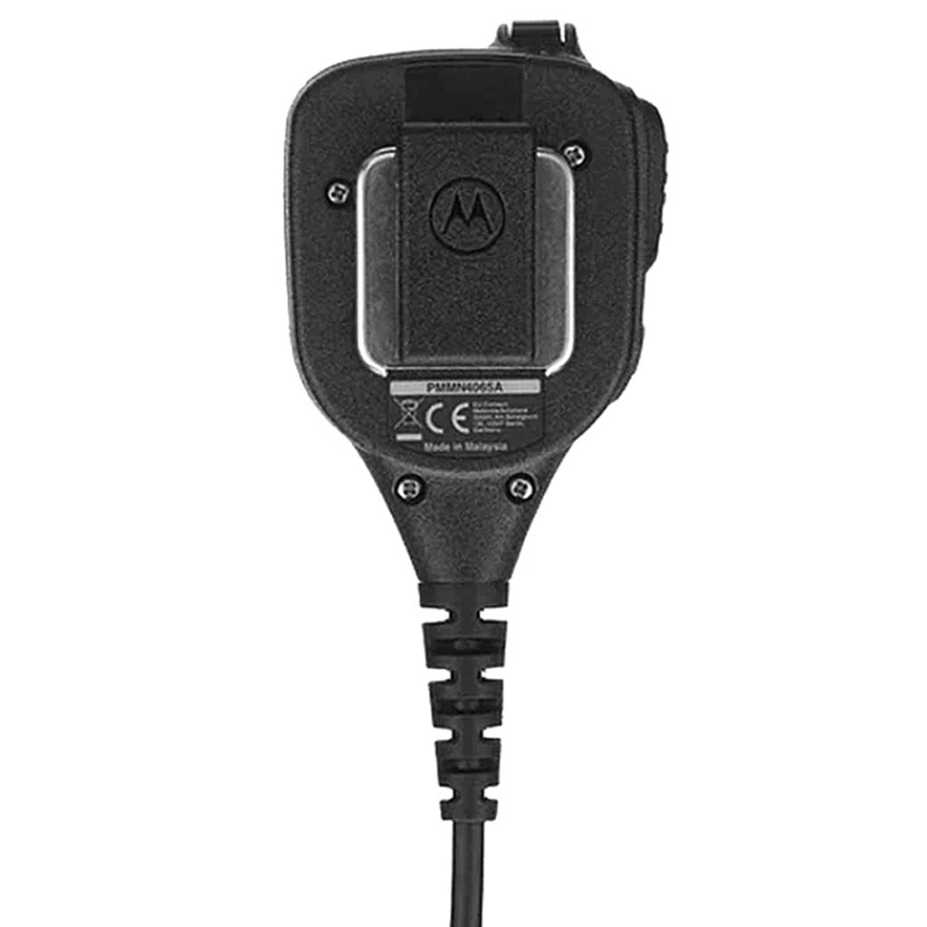 Micrófono de solapa Motorola APX2000 con altavoz remoto PMMN4065 Impres, botón grande, audio alto, suministro de fábrica para rescate de emergencia y respuesta táctica