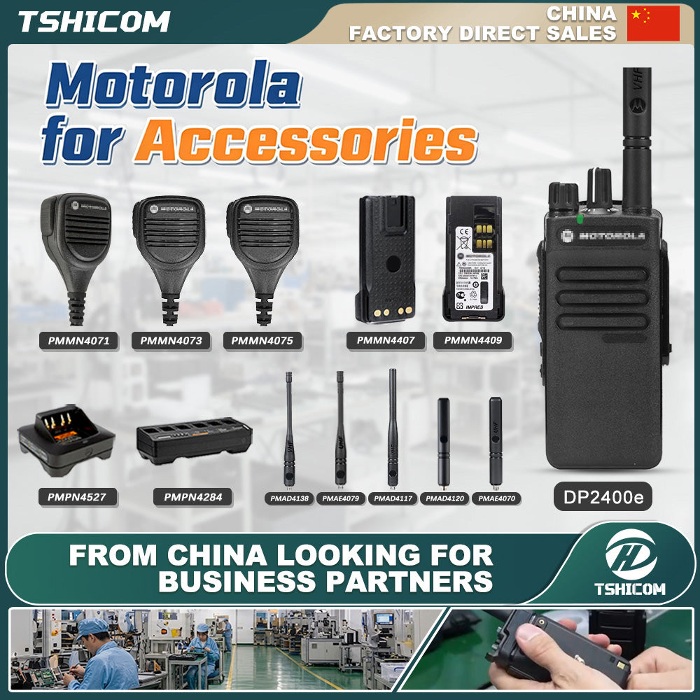 DP2400e Compatible Accessories: Organizing Microphones, Batteries, Chargers and Antennas by Part Number