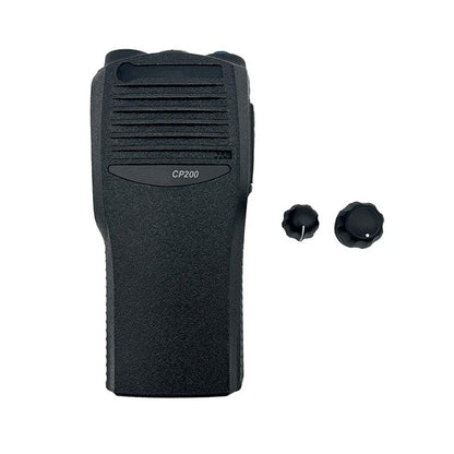 Motorola CP200 Carcasa Piezas PMLN4553 Kit completo de carcasa de reparación con perillas de volumen y canal