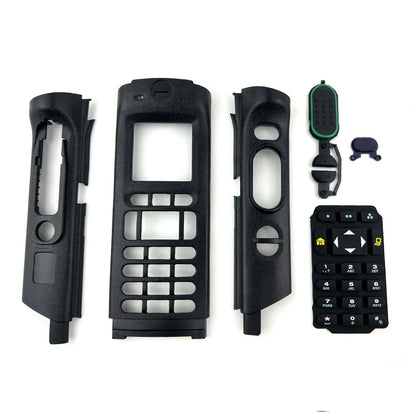 Piezas de la carcasa Motorola APX8000 NHN7024, teclado completo, pantalla doble, cubierta frontal directamente de fábrica para mantenimiento de radios de seguridad pública