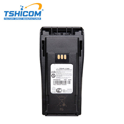 Batería de radio Motorola CP200 NNTN4970 Batería de repuesto de iones de litio delgada y liviana para walkie-talkie