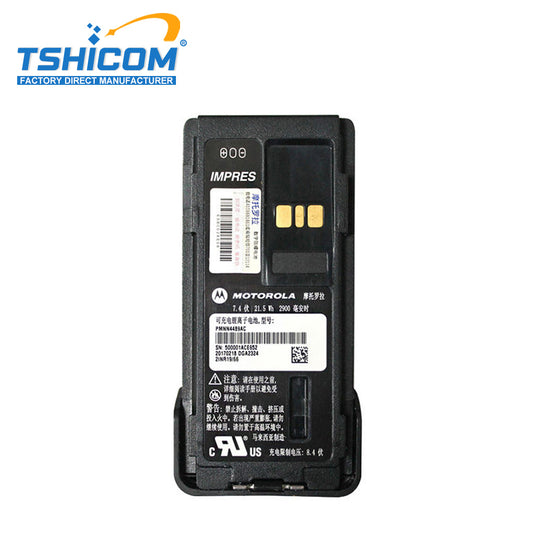Batería de iones de litio Motorola PMNN4489 para radio bidireccional, suministro directo de fábrica para equipos de comunicación de emergencia y seguridad pública APX900