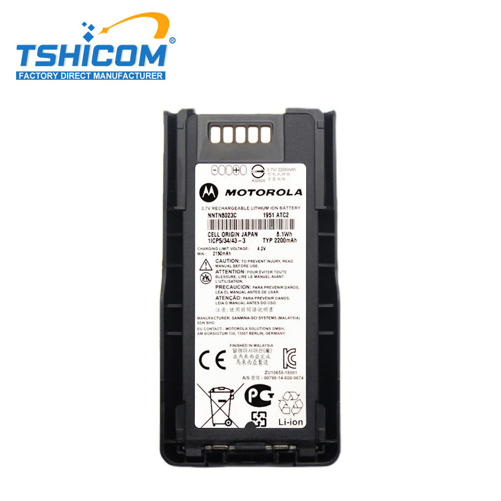 Batería para radio Motorola CP200 PMNN4082, paquete de batería recargable de alta resistencia para radio profesional bidireccional