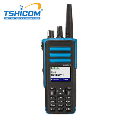 Radio digital bidireccional intrínsecamente segura Motorola DP4801EX con pantalla