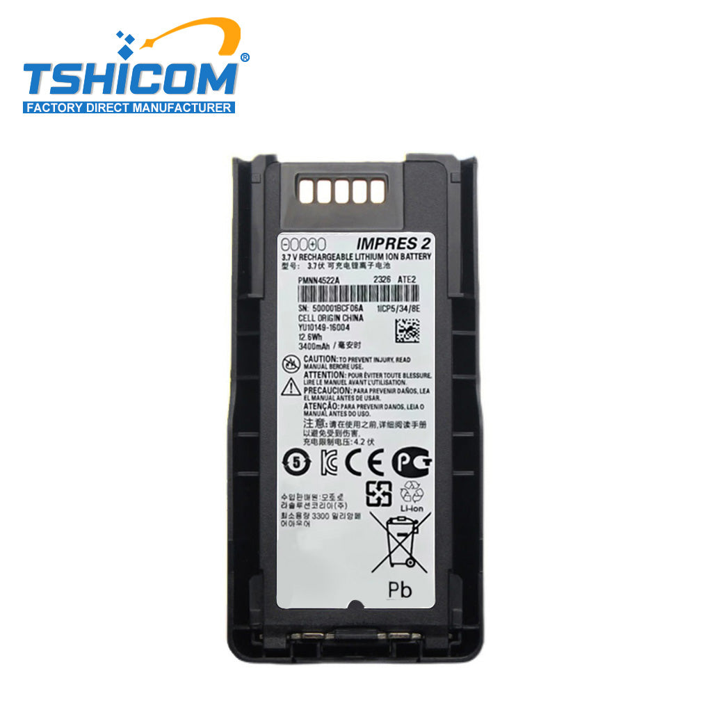 Batería para radio Motorola CP200 PMNN4082, paquete de batería recargable de alta resistencia para radio profesional bidireccional