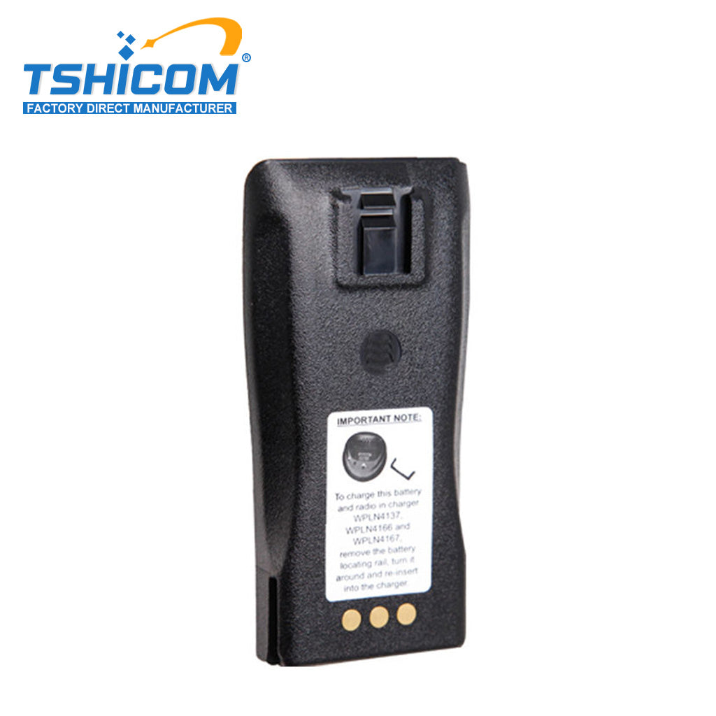 Batería de radio Motorola CP200 NNTN4970 Batería de repuesto de iones de litio delgada y liviana para walkie-talkie