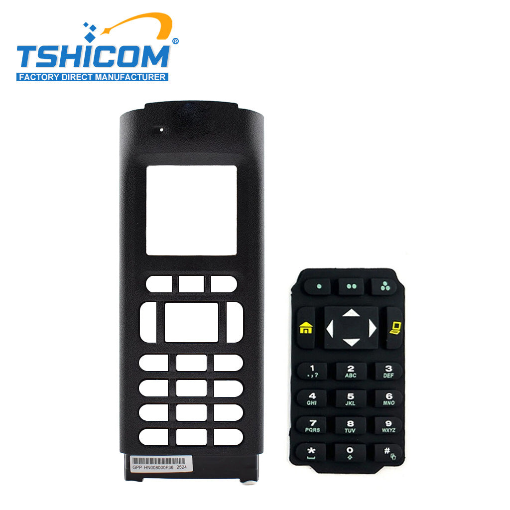Piezas de la carcasa Motorola APX8000 NHN7024, teclado completo, pantalla doble, cubierta frontal directamente de fábrica para mantenimiento de radios de seguridad pública