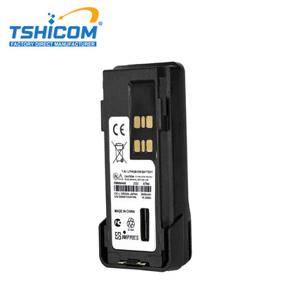 Batería de iones de litio Motorola PMNN4448 para radio bidireccional, suministro directo de fábrica para equipos de comunicación de emergencia de seguridad pública APX900