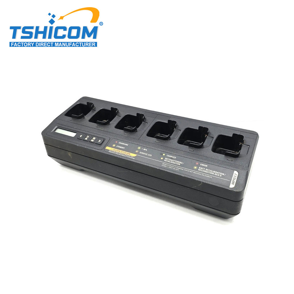 Cargador de unidad única PMPN4284 de Motorola para radio bidireccional portátil APX900 para comunicación profesional de seguridad pública