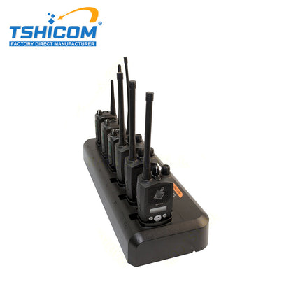 Cargadores de radio Motorola DEP550E Estación de carga multiunidad WPLN4232 Suministro directo del fabricante para fuerzas de seguridad y despliegue de equipos grandes