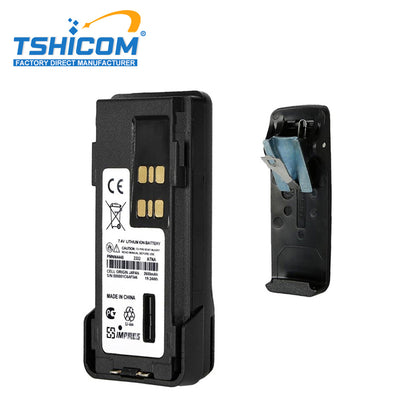 Batería de iones de litio Motorola PMNN4448 para radio bidireccional, suministro directo de fábrica para equipos de comunicación de emergencia de seguridad pública APX900
