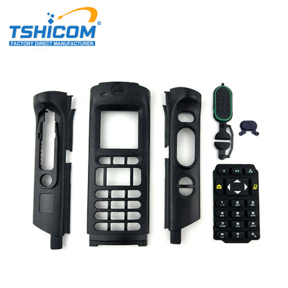Piezas de la carcasa Motorola APX8000 NHN7024, teclado completo, pantalla doble, cubierta frontal directamente de fábrica para mantenimiento de radios de seguridad pública