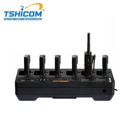 Cargadores de radio Motorola DEP550E Estación de carga multiunidad WPLN4232 Suministro directo del fabricante para fuerzas de seguridad y despliegue de equipos grandes