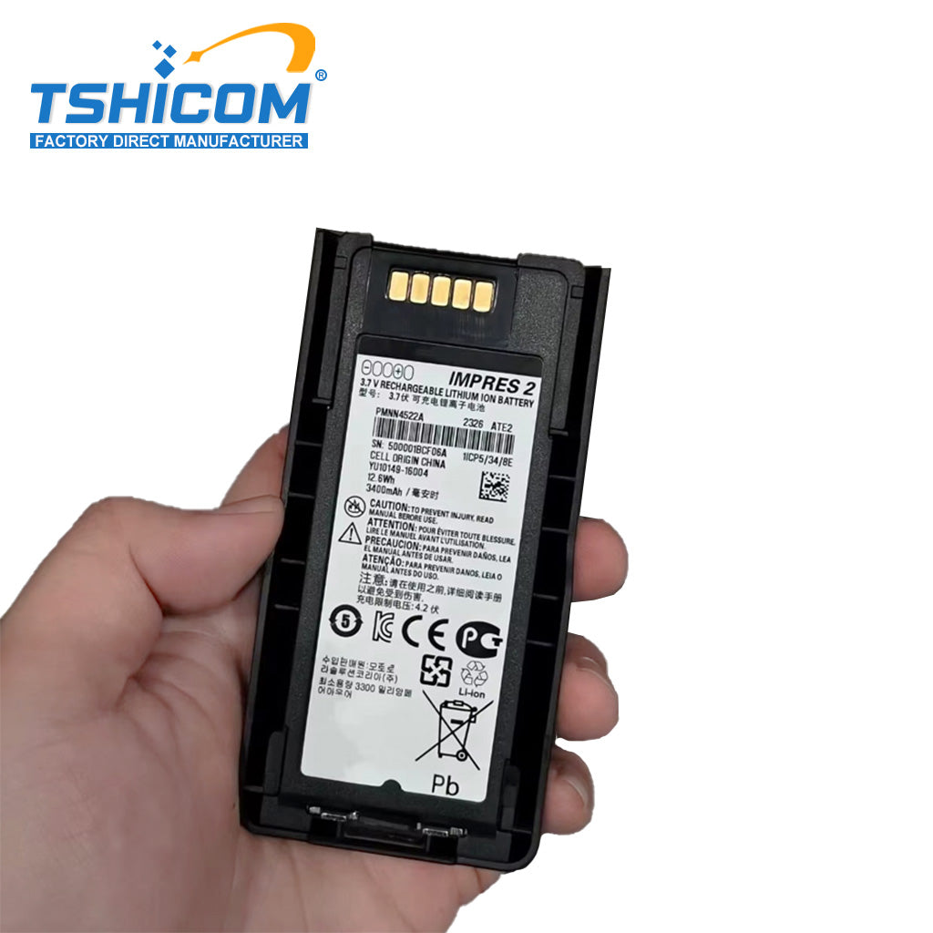 Batería para radio Motorola CP200 PMNN4082, paquete de batería recargable de alta resistencia para radio profesional bidireccional
