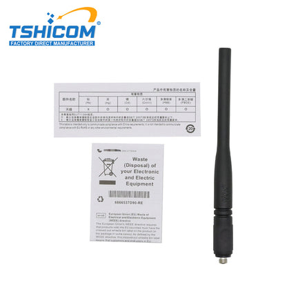 Antena de radio Motorola CP200 HAD9743 Antena helicoidal flexible extendida VHF para radio de dos vías