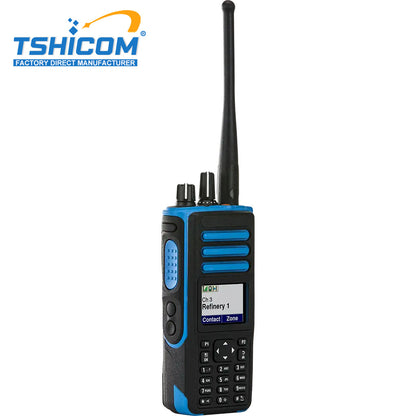 Radio digital bidireccional intrínsecamente segura Motorola DP4801EX con pantalla