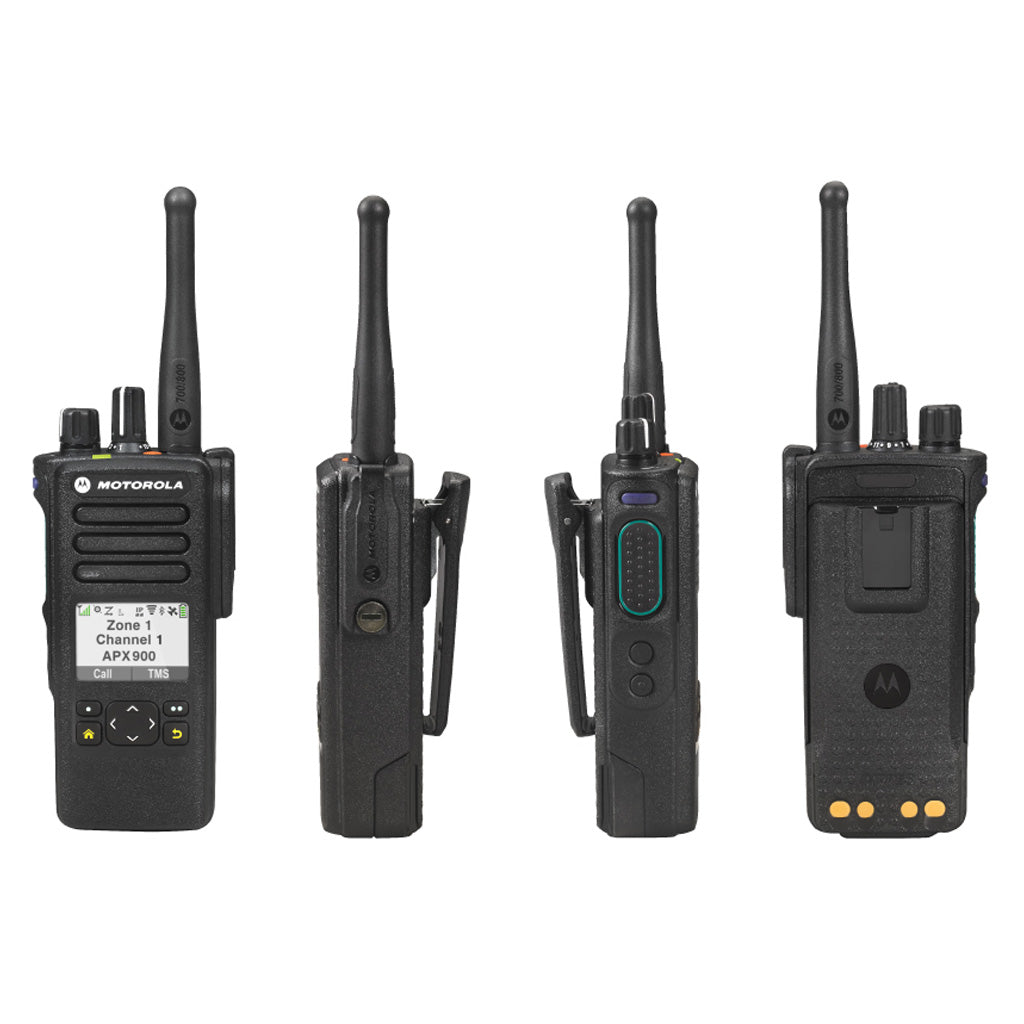 Radio numérique bidirectionnelle portable Motorola APX 6000 pour la communication des forces de l'ordre et de la sécurité publique