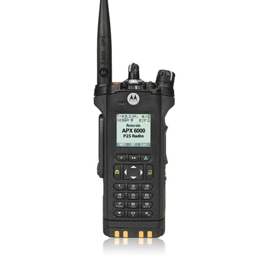 Motorola APX 6000 Portable Digital Two-Way Radio for Law Enforcement & Public Safety Communication