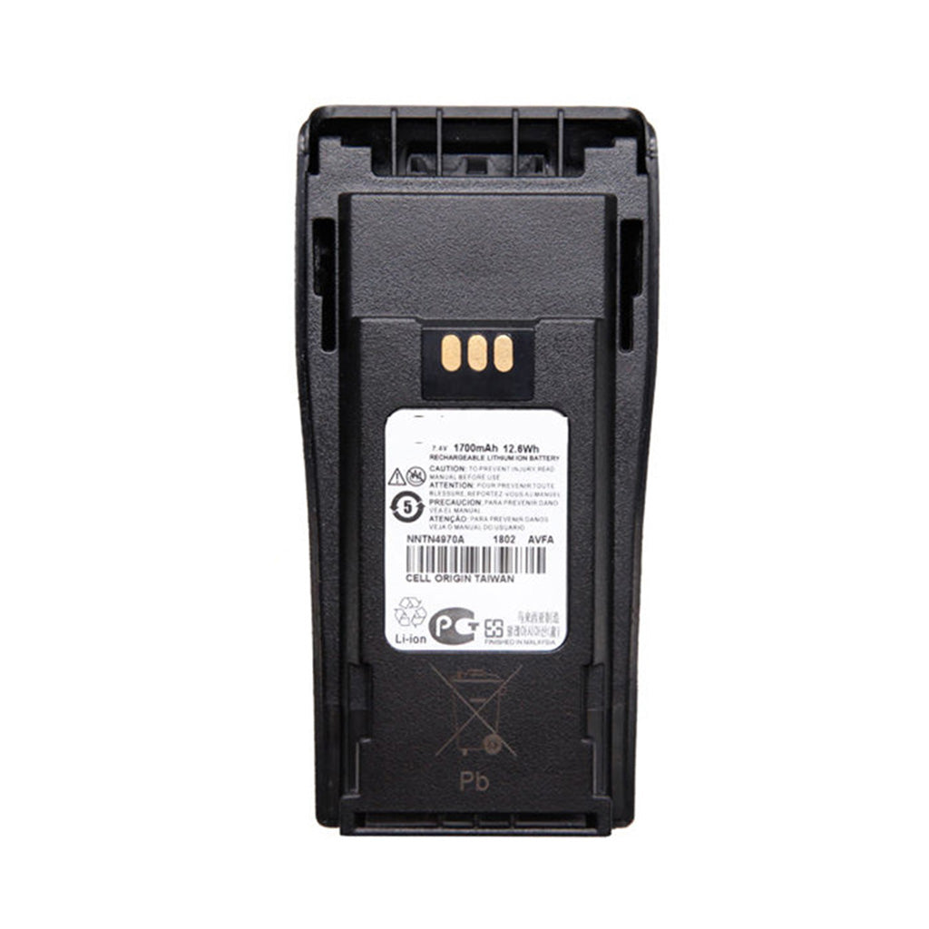 Batería para radio Motorola CP040 NNTN4970 de iones de litio delgada, paquete de batería de repuesto