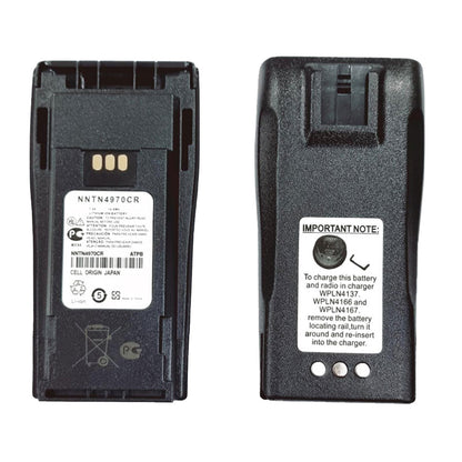 Batería para radio Motorola CP040 NNTN4970 de iones de litio delgada, paquete de batería de repuesto