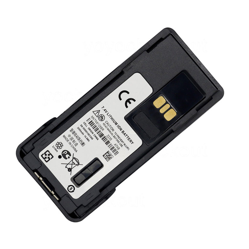 Batería de iones de litio Motorola NNTN8128 para radio bidireccional, suministro directo de fábrica para equipos de comunicación de emergencia de seguridad pública APX900