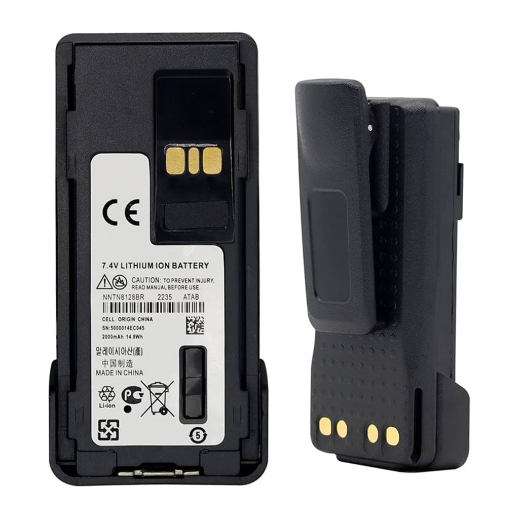 Batería de iones de litio Motorola NNTN8128 para radio bidireccional, suministro directo de fábrica para equipos de comunicación de emergencia de seguridad pública APX900