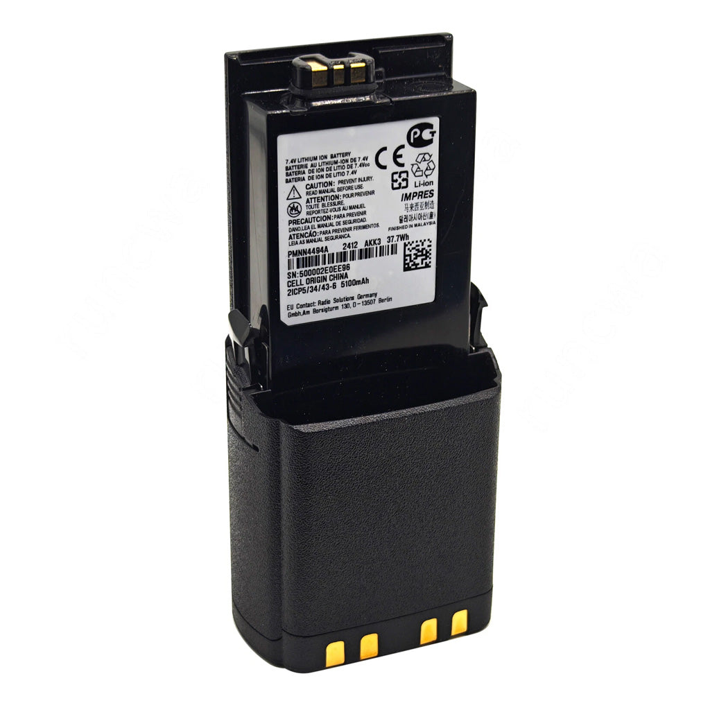 Baterías de radio Motorola APX8000 PMNN4494 IP68 Impermeables Batería Impres Suministro directo del fabricante para entornos industriales hostiles y operaciones de la Guardia Costera
