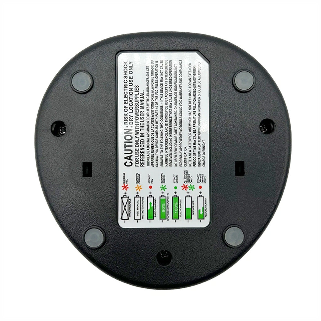 Cargadores de radio Motorola CP200 WPLN4138 Cargador de escritorio rápido Suministro directo de fábrica para operaciones industriales y coordinación logística de equipos