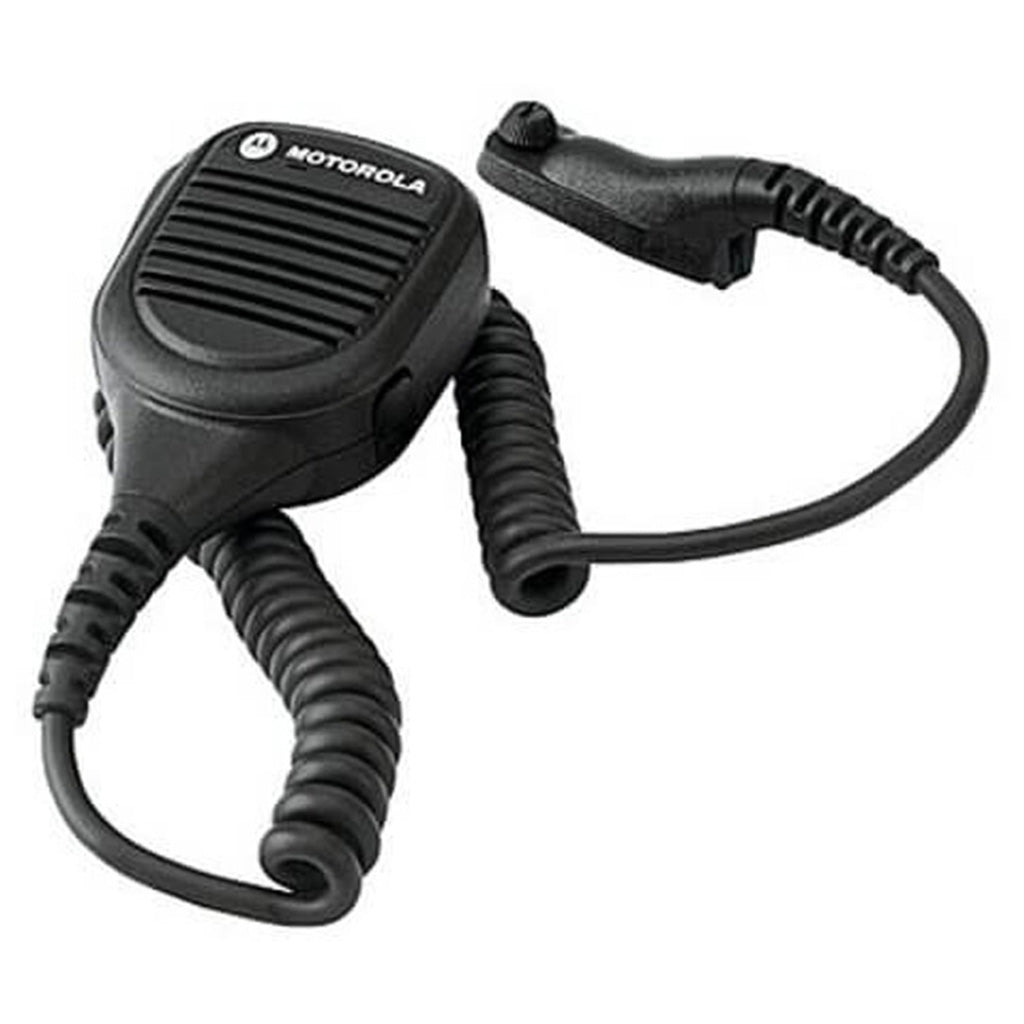 Micrófono de hombro con altavoz remoto Motorola APX2000 PMMN4062 con cancelación de ruido Impres, directamente de fábrica, para equipos tácticos y de seguridad pública en misiones críticas.