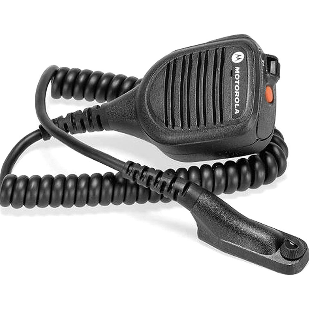 Micrófono de solapa Motorola APX2000 con altavoz remoto PMMN4065 Impres, botón grande, audio alto, suministro de fábrica para rescate de emergencia y respuesta táctica