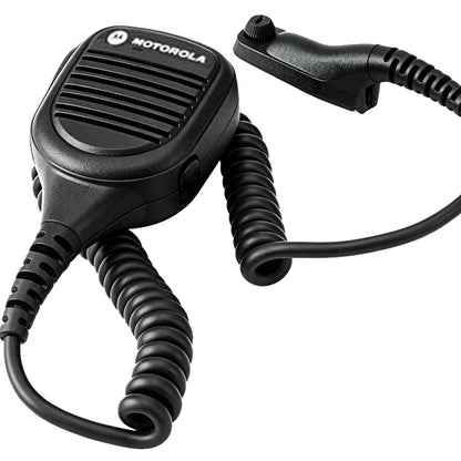 Micrófono con altavoz remoto Motorola APX900 PMMN4065 Impres, botón grande, audio potente, micrófono de hombro, suministro directo del fabricante para rescate de emergencia y respuesta táctica