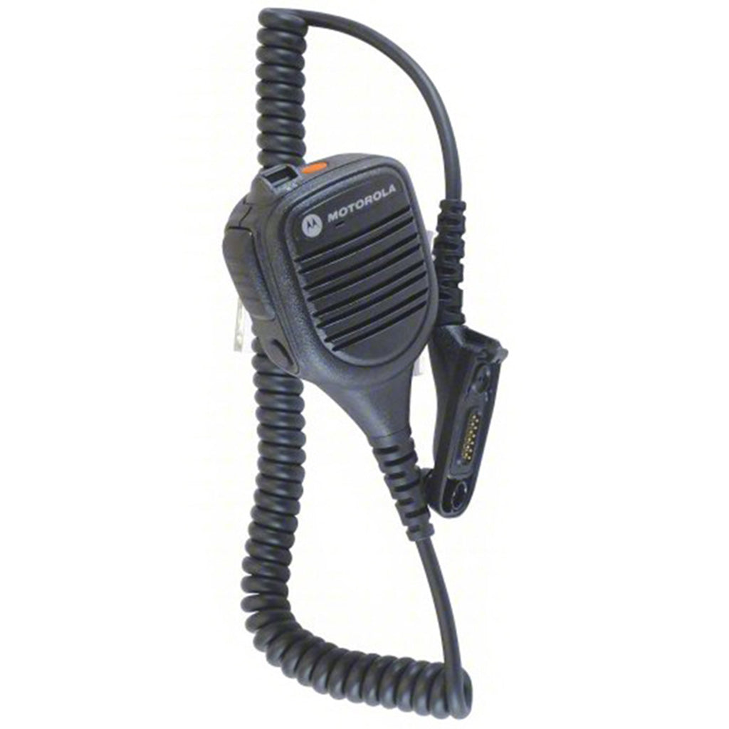 Micrófono con altavoz remoto Motorola APX900 PMMN4065 Impres, botón grande, audio potente, micrófono de hombro, suministro directo del fabricante para rescate de emergencia y respuesta táctica