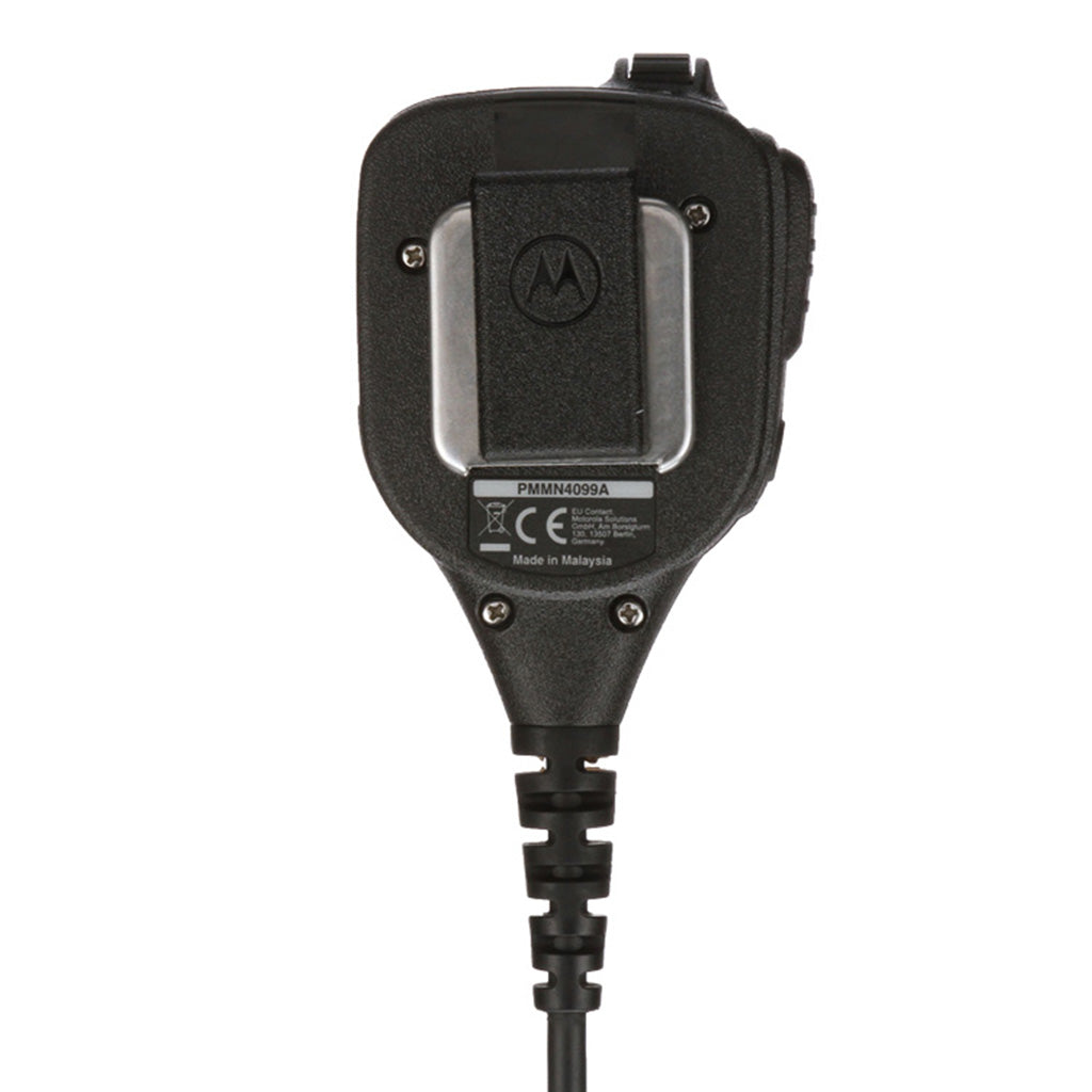 Micrófono de hombro Motorola APX2000 con altavoz remoto PMMN4099 Impres con cancelación de ruido Suministro directo de fábrica para fuerzas del orden y seguridad pública críticas