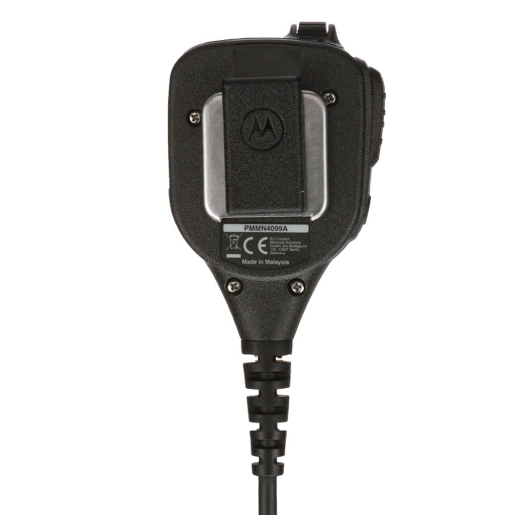 Micrófono remoto con altavoz Motorola APX900 PMMN4099 Impres con cancelación de ruido, micrófono de hombro, suministro directo de fábrica para respuesta táctica de emergencia y seguridad pública
